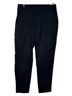 Eddie Bauer Horizon Straight Ankle Pants Women 6 Black Nylon Spandex Hiking NWOT